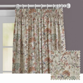 Country Hedgerow Linen Printed Made to Measure Curtains Duskbedding sets ,throw blankets 