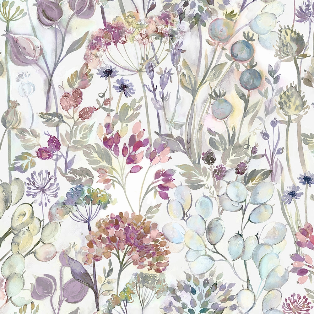 Country Hedgerow Printed Cotton Made to Measure Roman Blinds Bloom