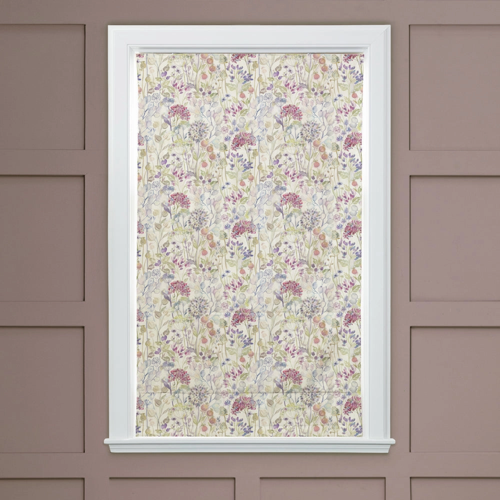 Country Hedgerow Printed Cotton Made to Measure Roman Blinds Classic/Cream