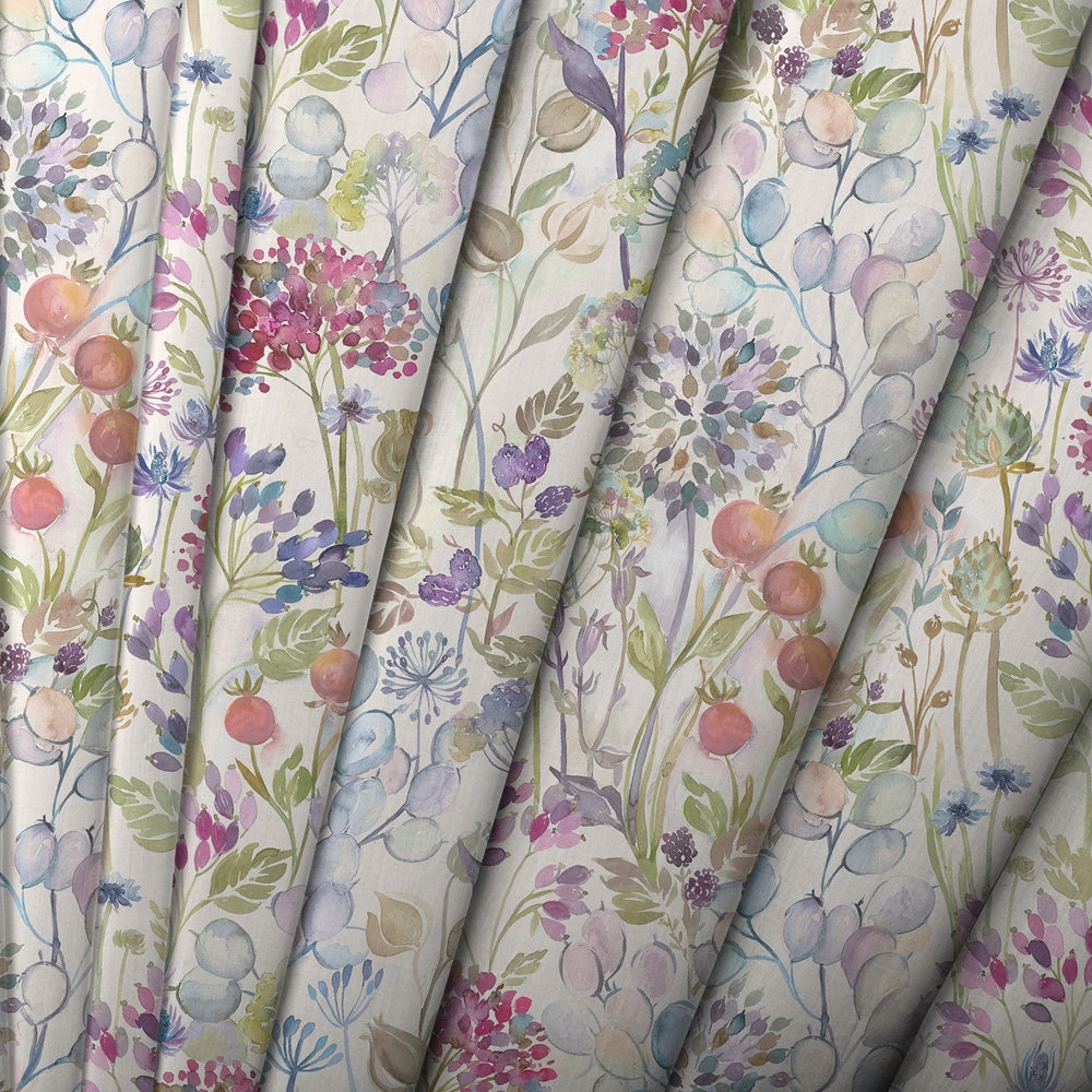 Country Hedgerow Printed Cotton Made to Measure Roman Blinds Classic/Cream