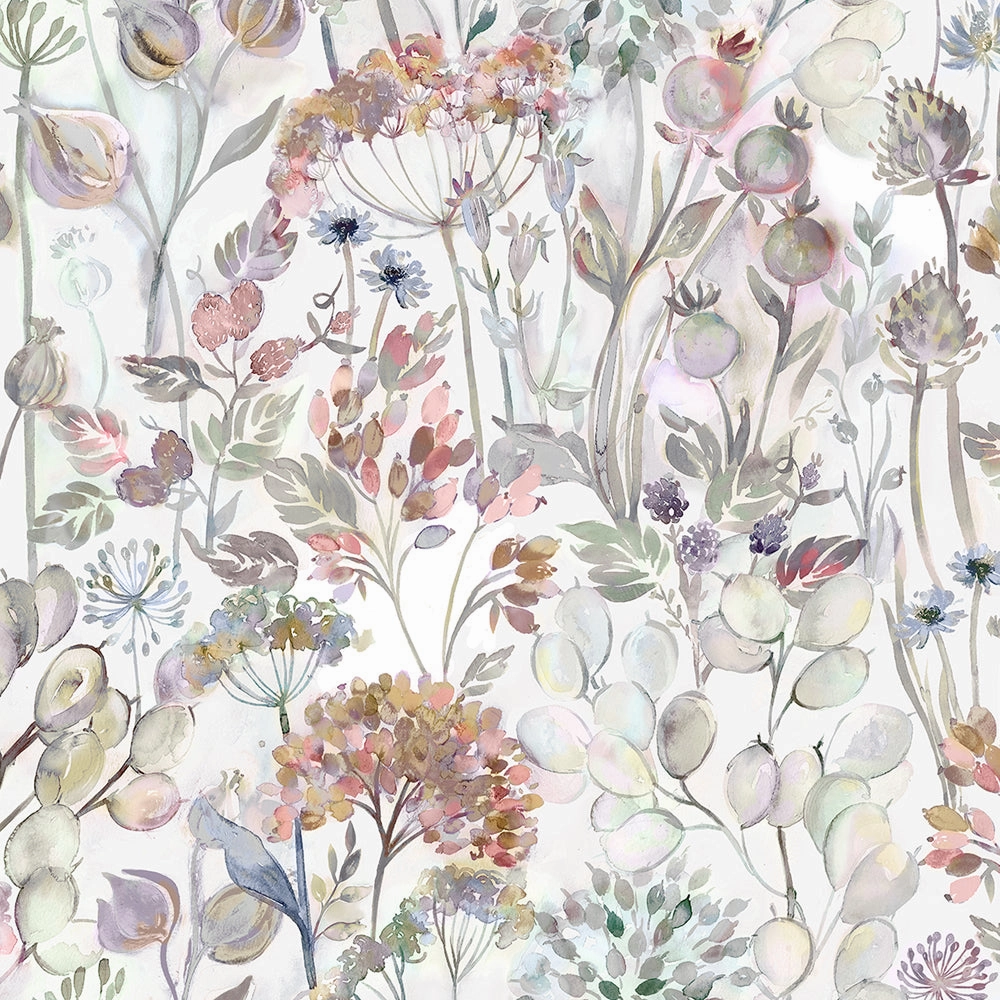 Country Hedgerow Printed Cotton Made to Measure Roman Blinds Dusk