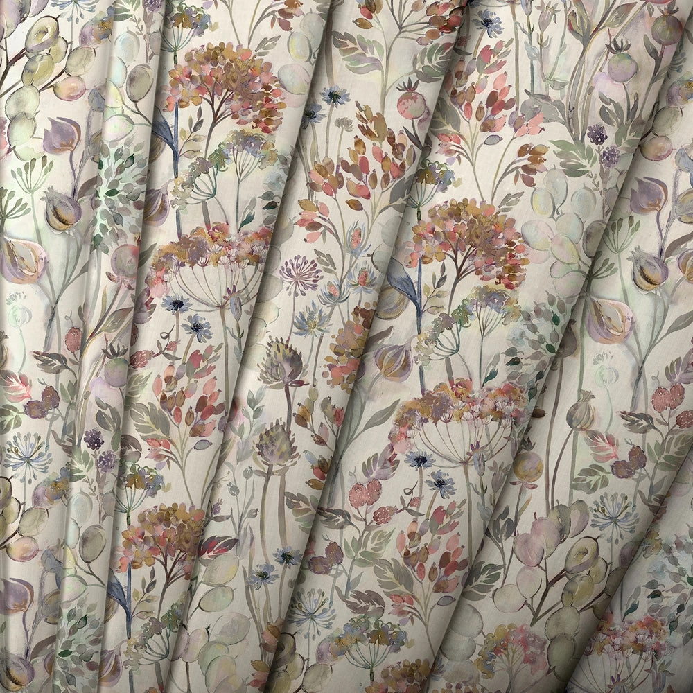 Country Hedgerow Printed Cotton Made to Measure Roman Blinds Dusk