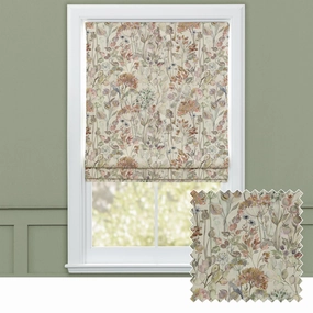 Country Hedgerow Printed Cotton Made to Measure Roman Blinds Duskbedding sets ,throw blankets 