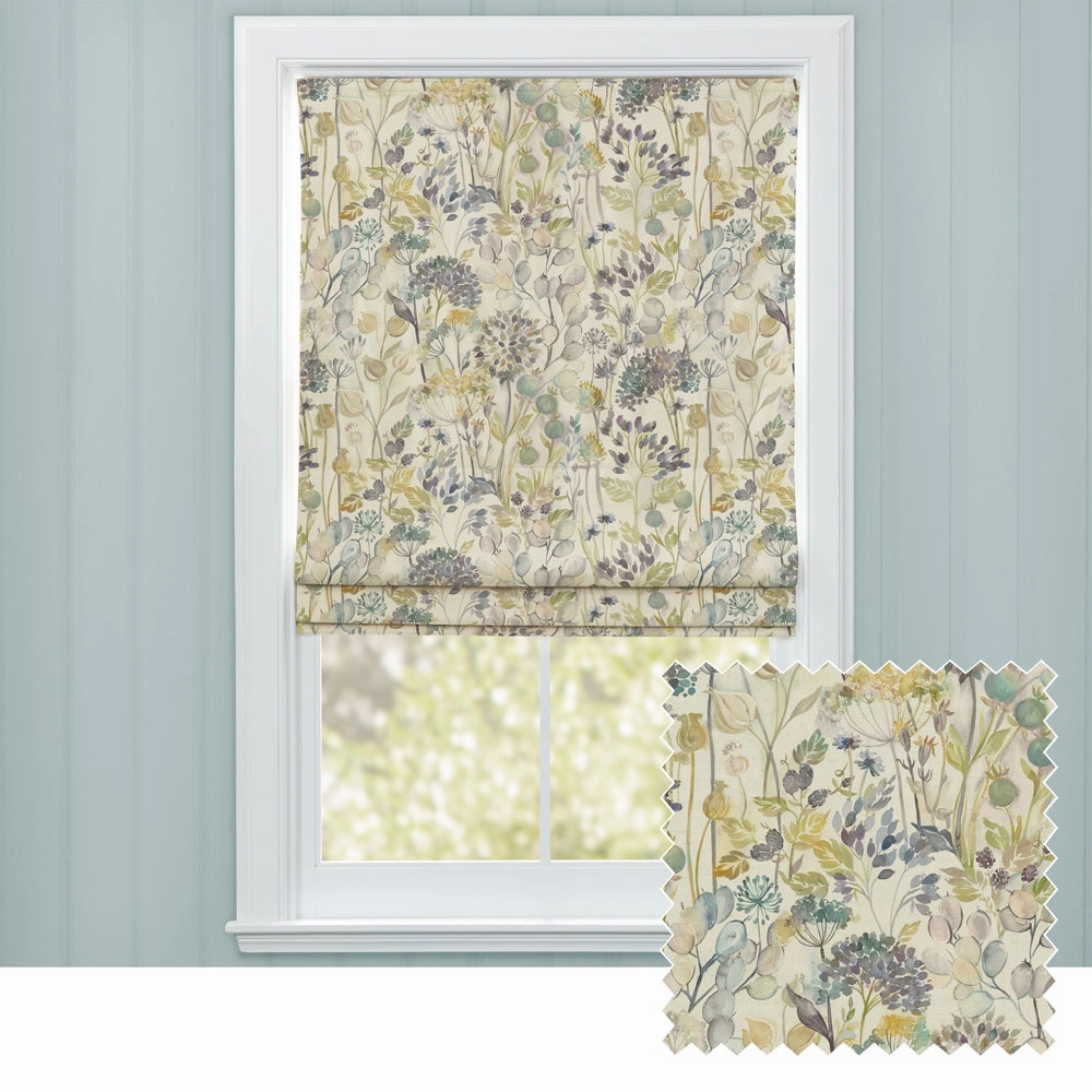 Country Hedgerow Printed Cotton Made to Measure Roman Blinds Skyhome decor ,wall decor 