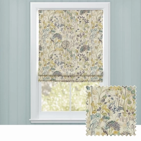 Country Hedgerow Printed Cotton Made to Measure Roman Blinds Skyhome decor ,wall decor 