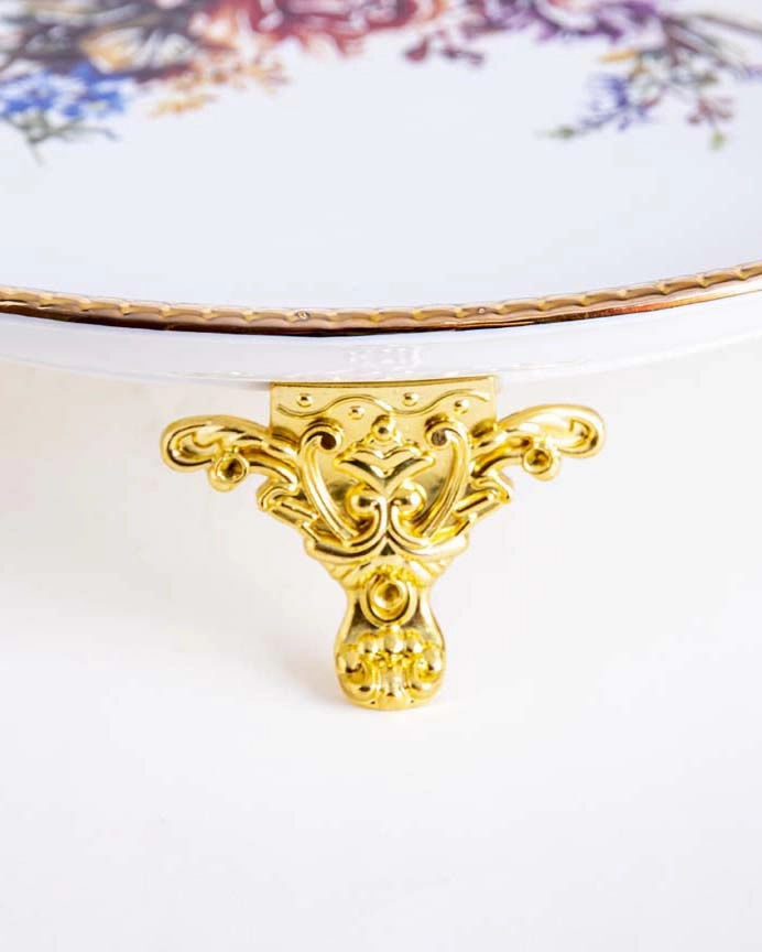 Country Roses Round Serving Platter