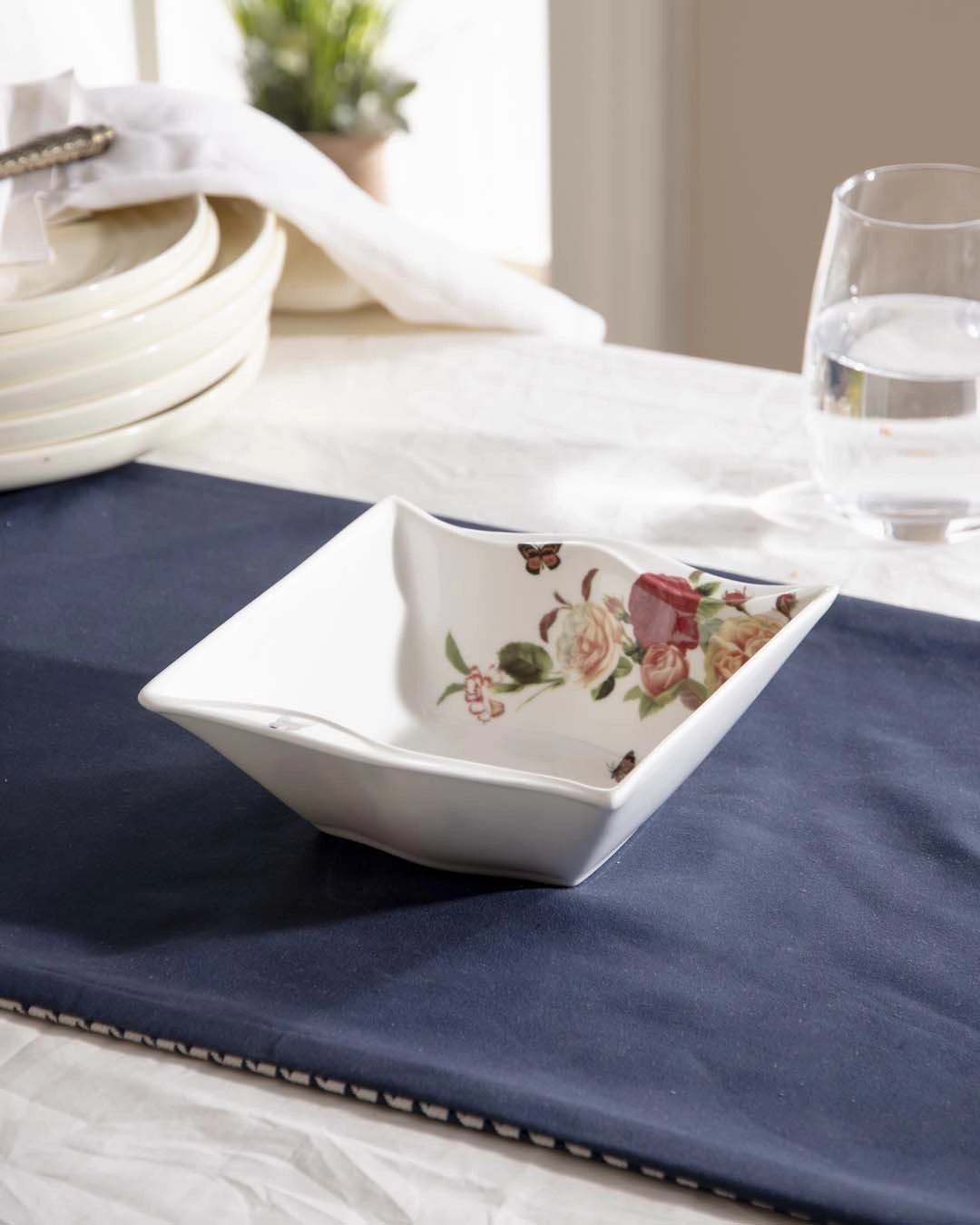 Country Roses Serving Bowls - Set of 2