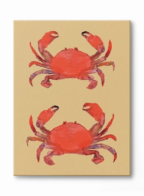 Crab Team, Canvasindoor decorative canvas print