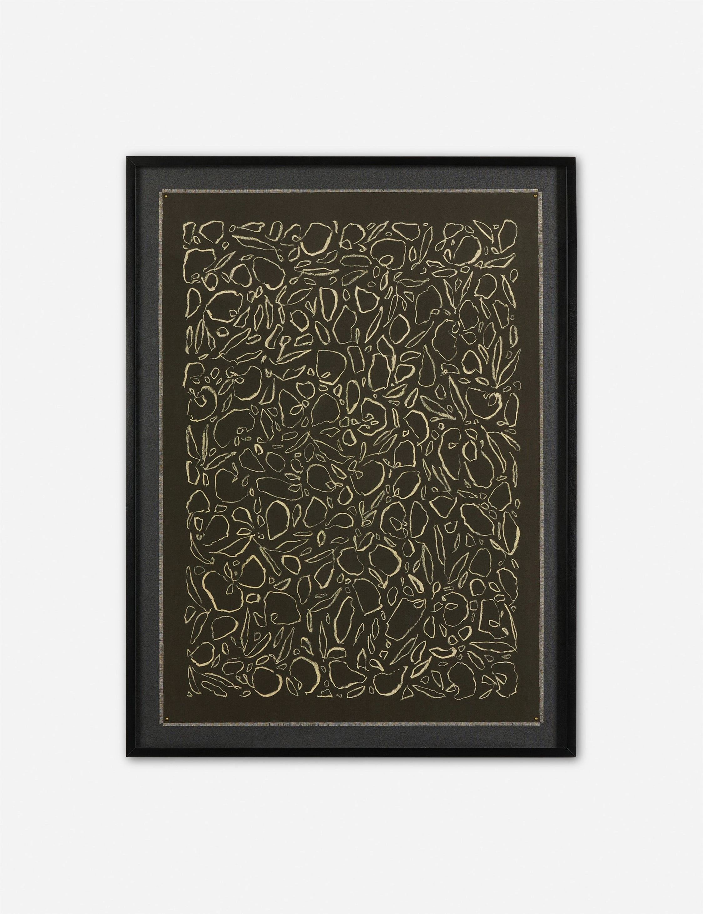 Cream On Black Glimmer by Laurel-Dawn Latshawnordic style wall decor