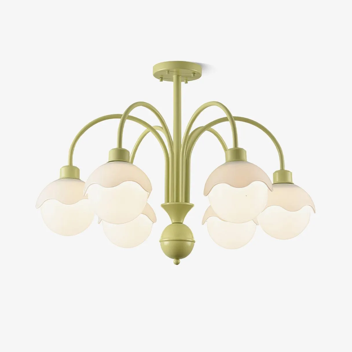 Creamy Lychee Matcha Chandelierrustic chandelier,bedroom chandelier 