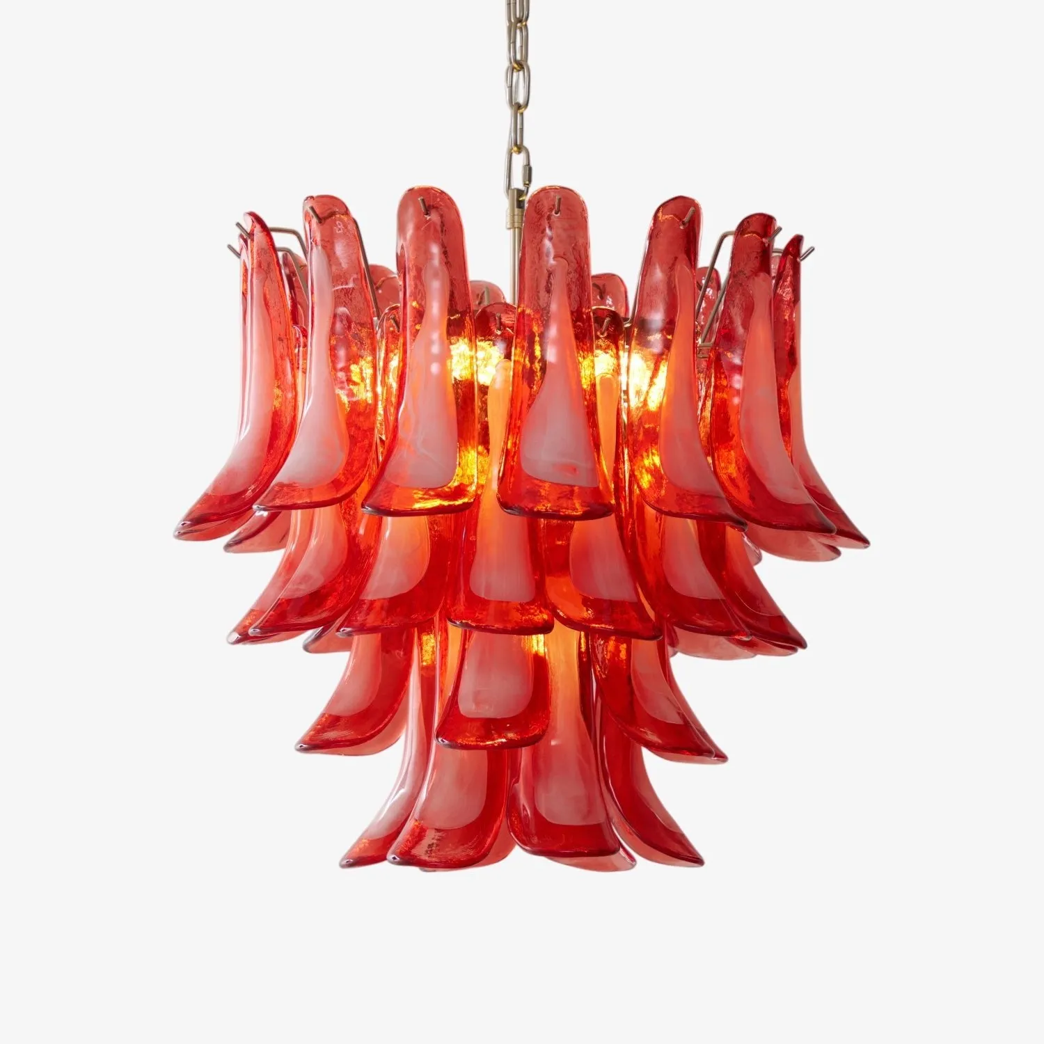 Crimson Glass Murano Petals Chandelierrustic chandelier,bedroom chandelier 
