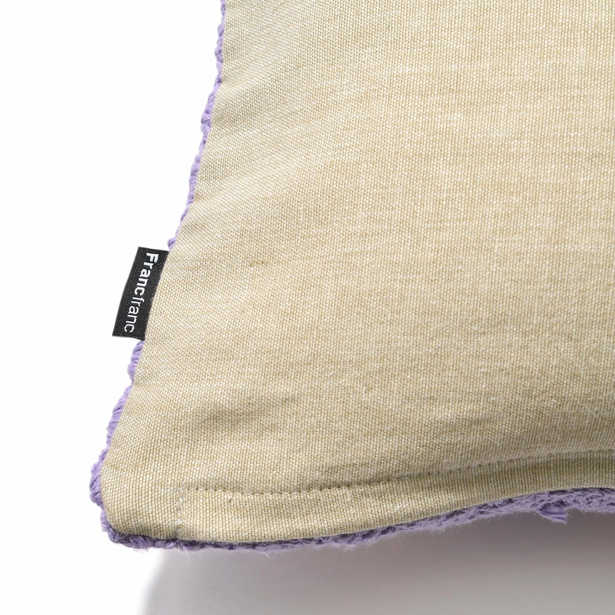 Crochet Flower Cushion Cover 400 X 250 Light Purple