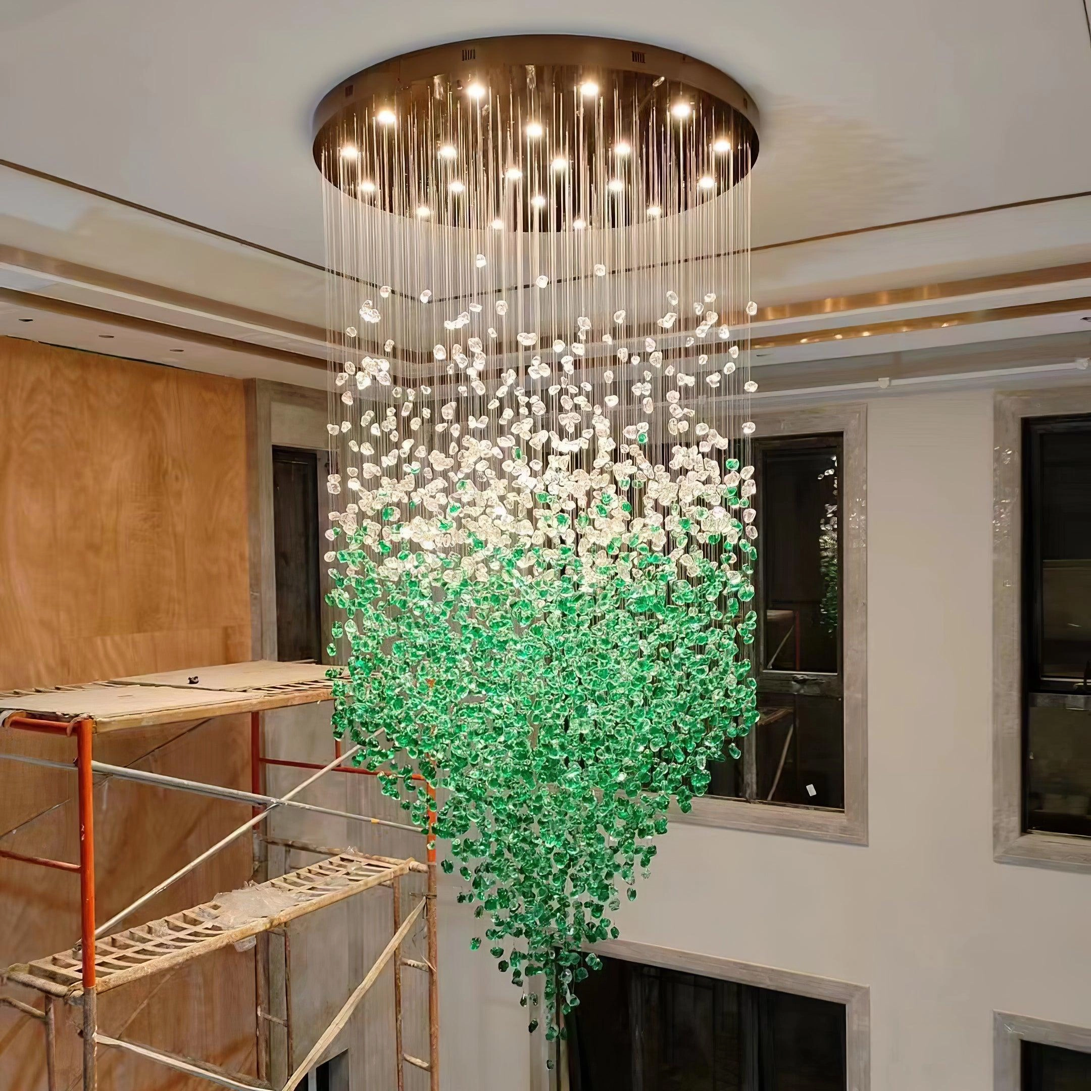 Crystal Stone Chandelier