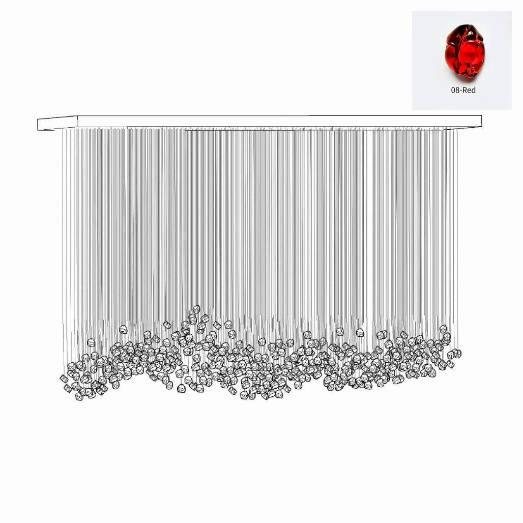 Crystal Stone Chandelier