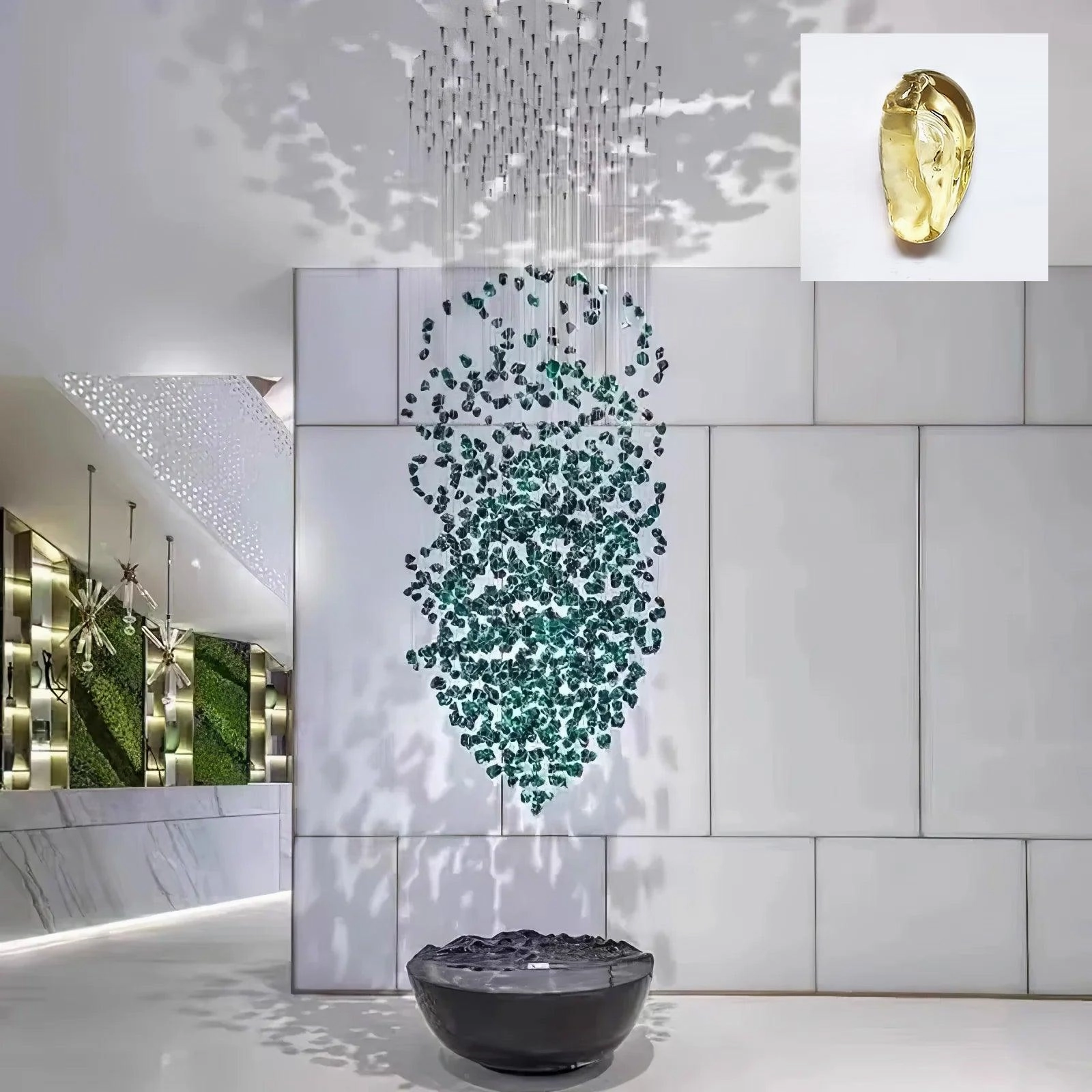 Crystal Stone Chandelier