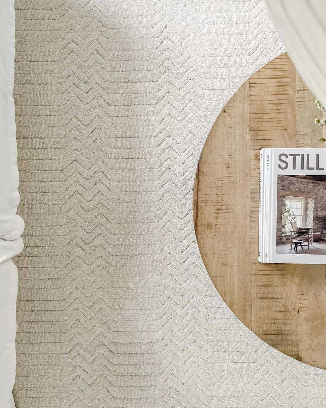 Cualli Ivory Cream Textured Rug *NO RETURNS UNLESS FAULTY
