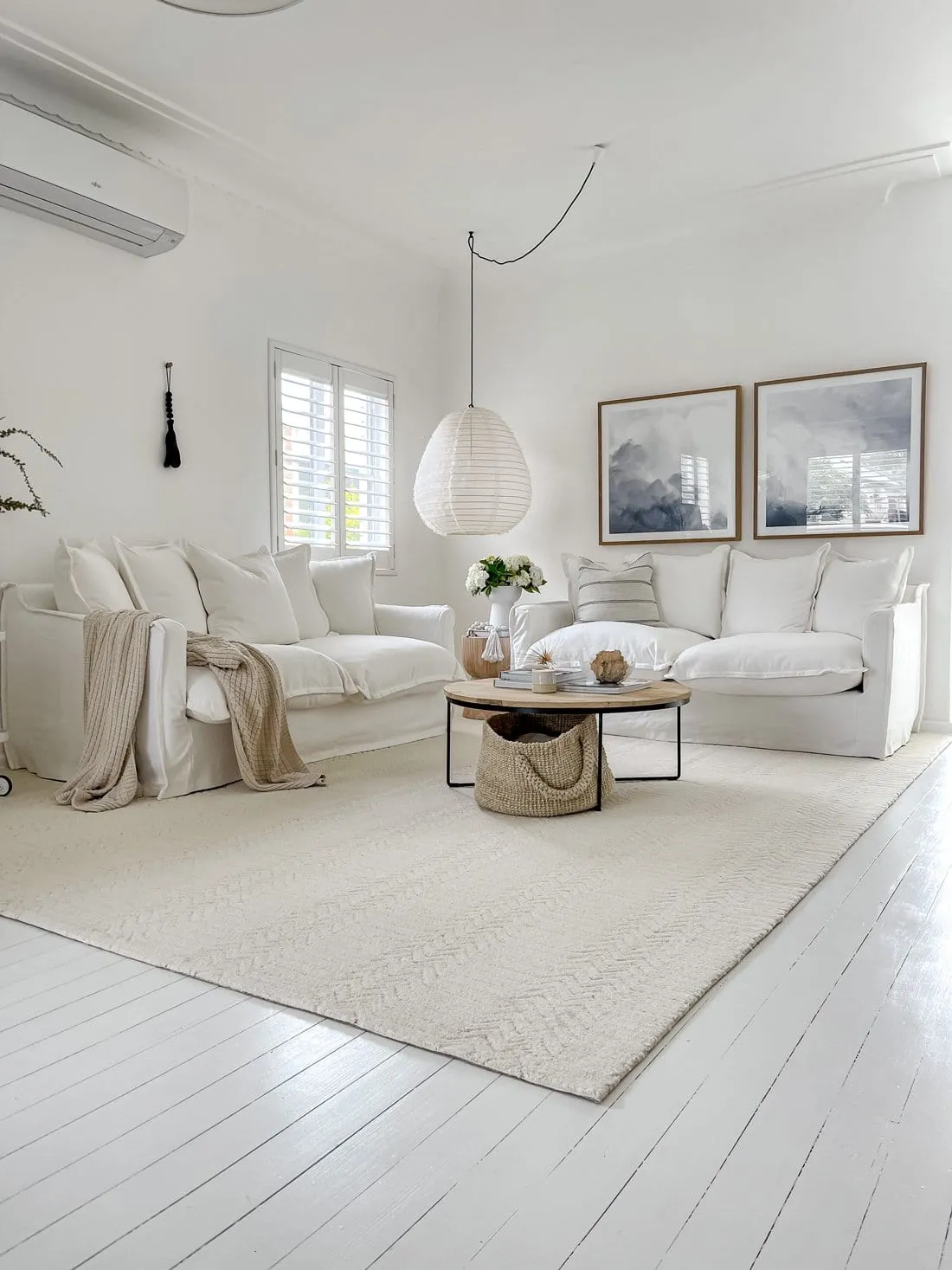Cualli Ivory Cream Textured Rug *NO RETURNS UNLESS FAULTY
