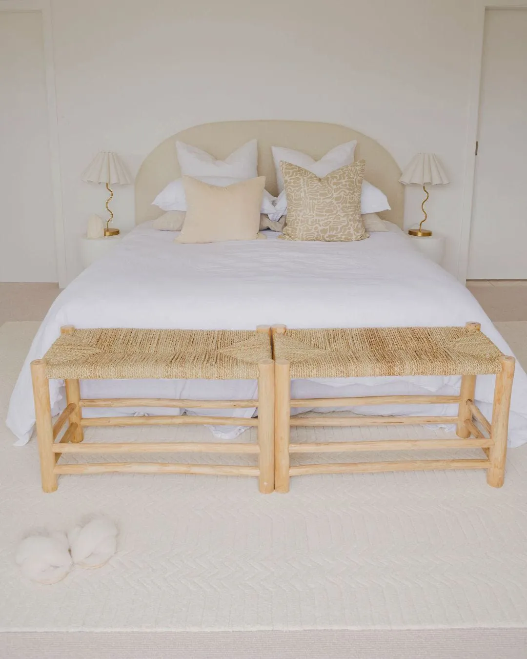 Cualli Ivory Cream Textured Rug *NO RETURNS UNLESS FAULTY