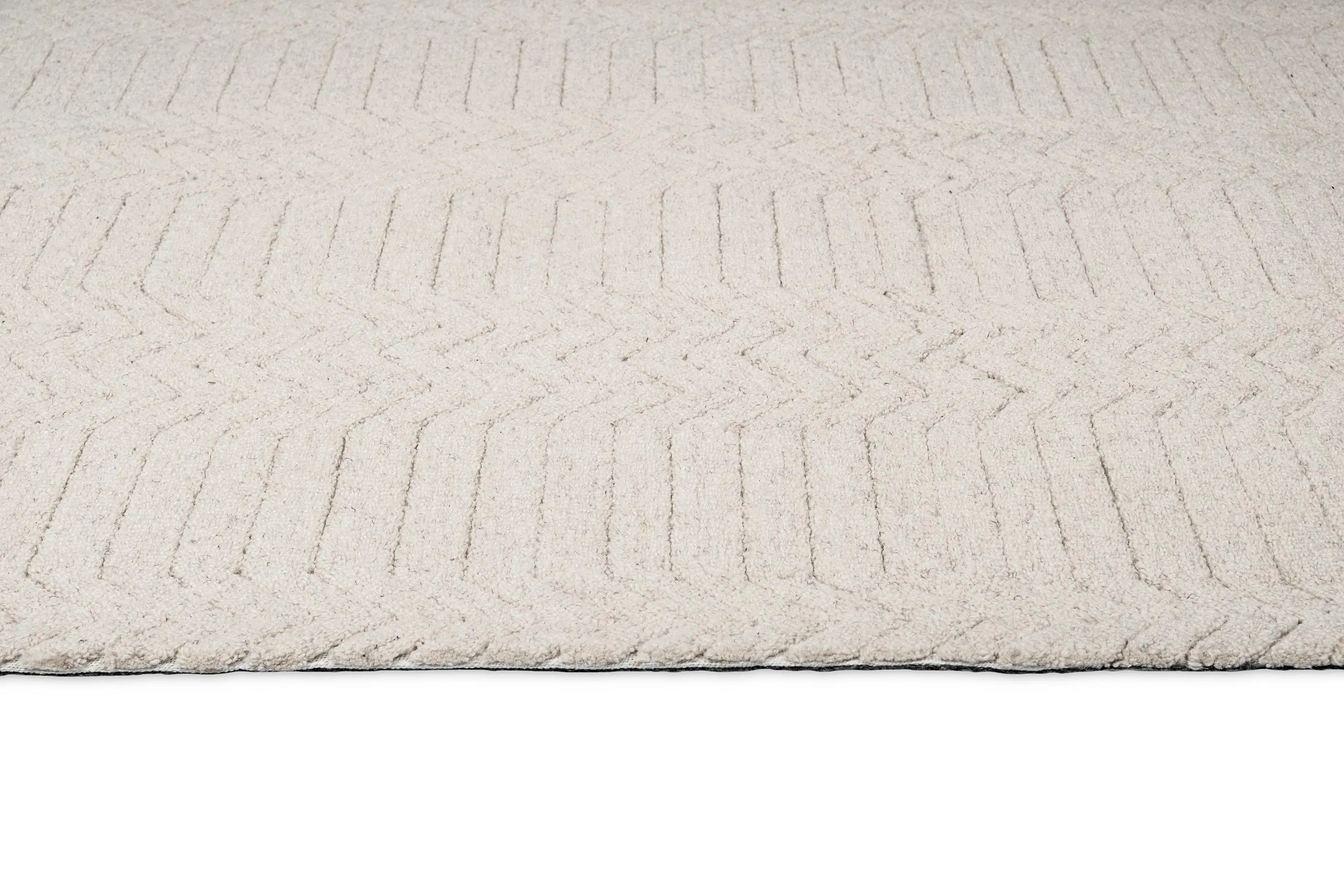 Cualli Ivory Cream Textured Rug *NO RETURNS UNLESS FAULTY