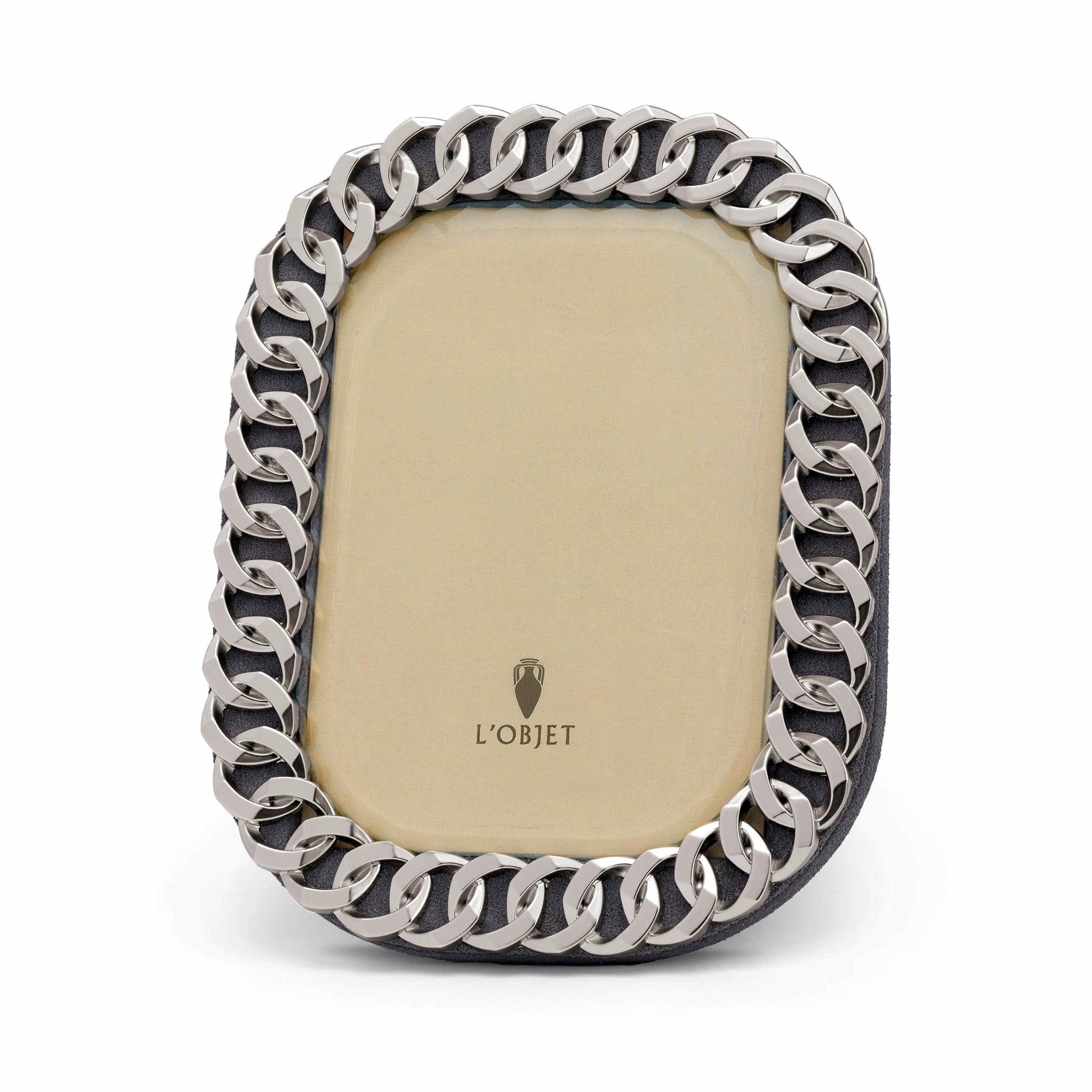 Cuban Link Frame - Platinumdecorative photo frame ,personalized photo frame 