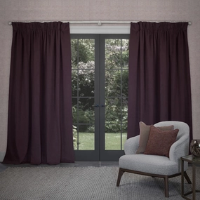 Cube Velvet Pencil Pleat Curtains Mauvebedding sets ,throw blankets 