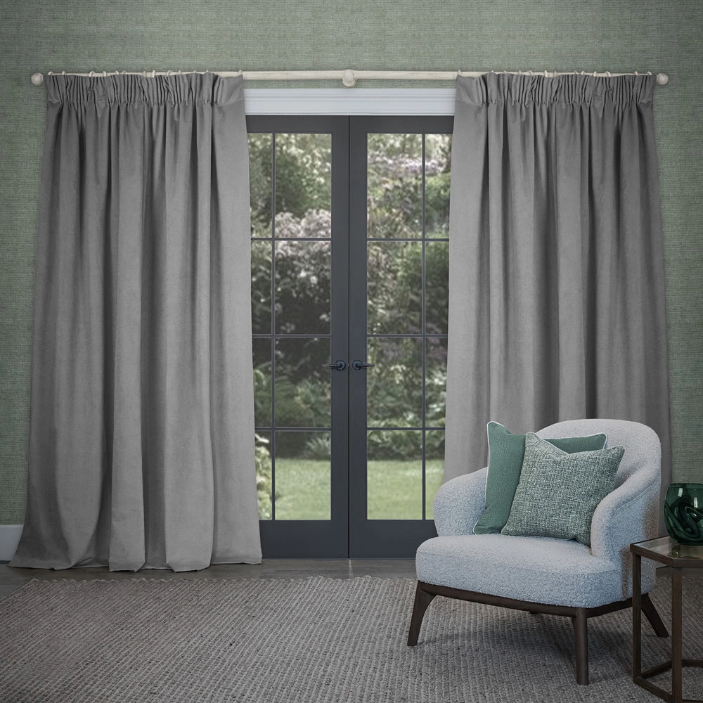 Cube Velvet Pencil Pleat Curtains Steelhome decor ,wall decor 
