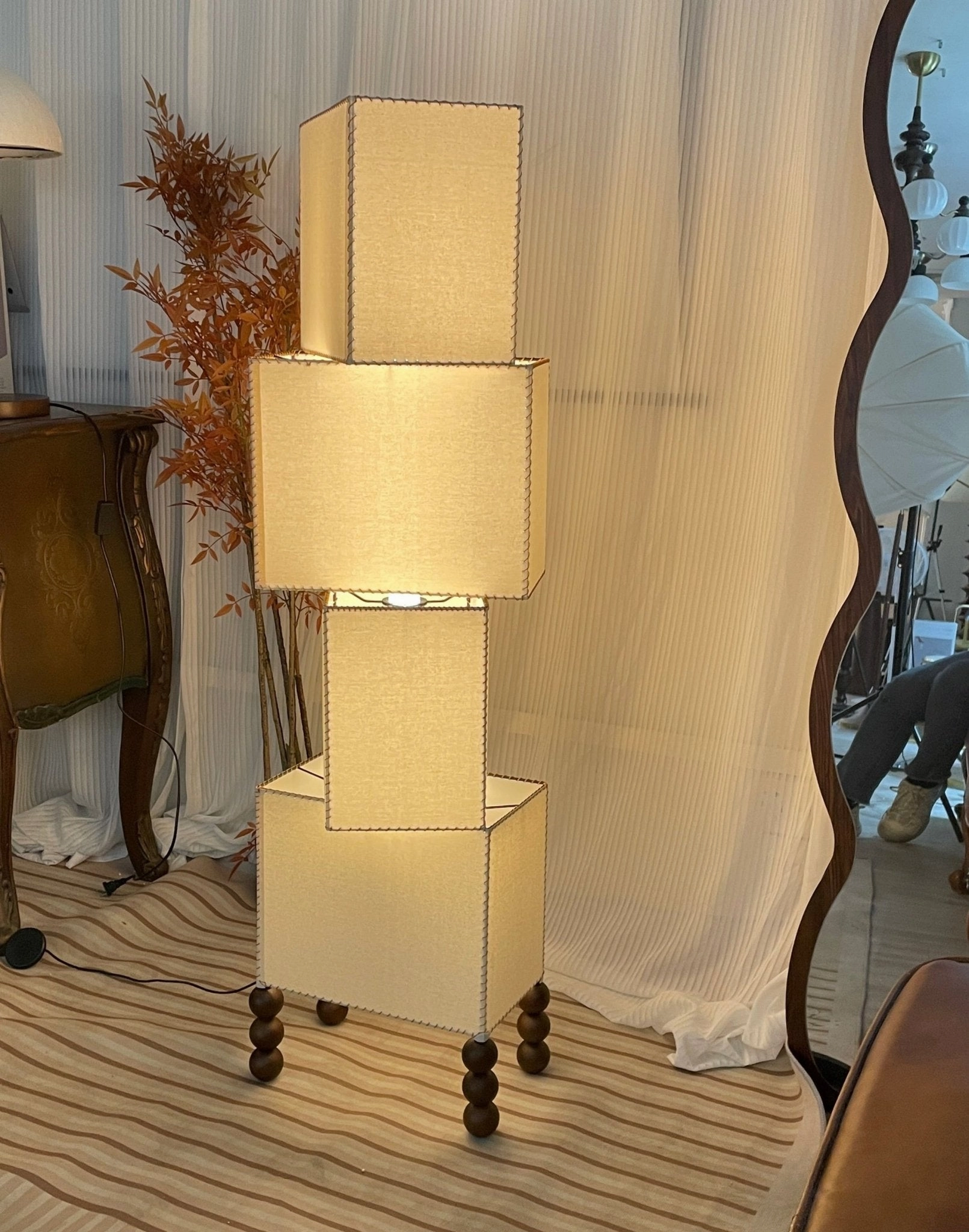 Cubia Fabric Floor Lamp
