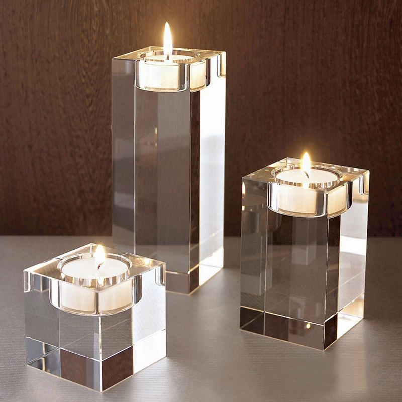 Cubik Glass Candle Holdershome decoration ,modern home decor 