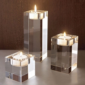 Cubik Glass Candle Holdershome decoration ,modern home decor 