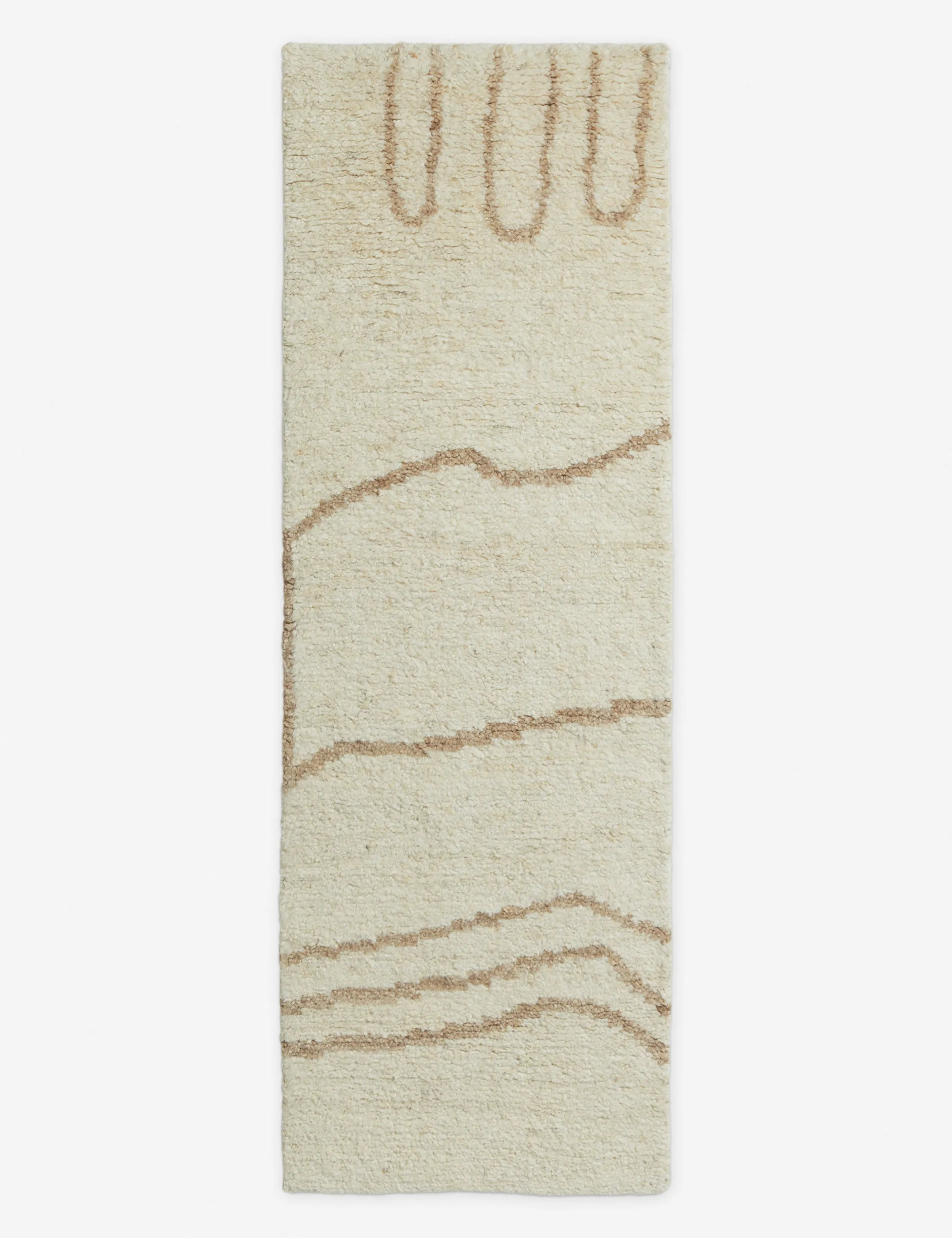 Currents Hand-Knotted Wool Rug by lan Byrd
