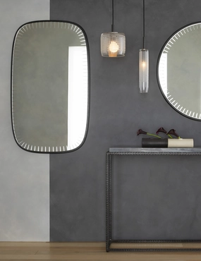 Cut Oblong Mirror by Arteriorsnordic style wall decor