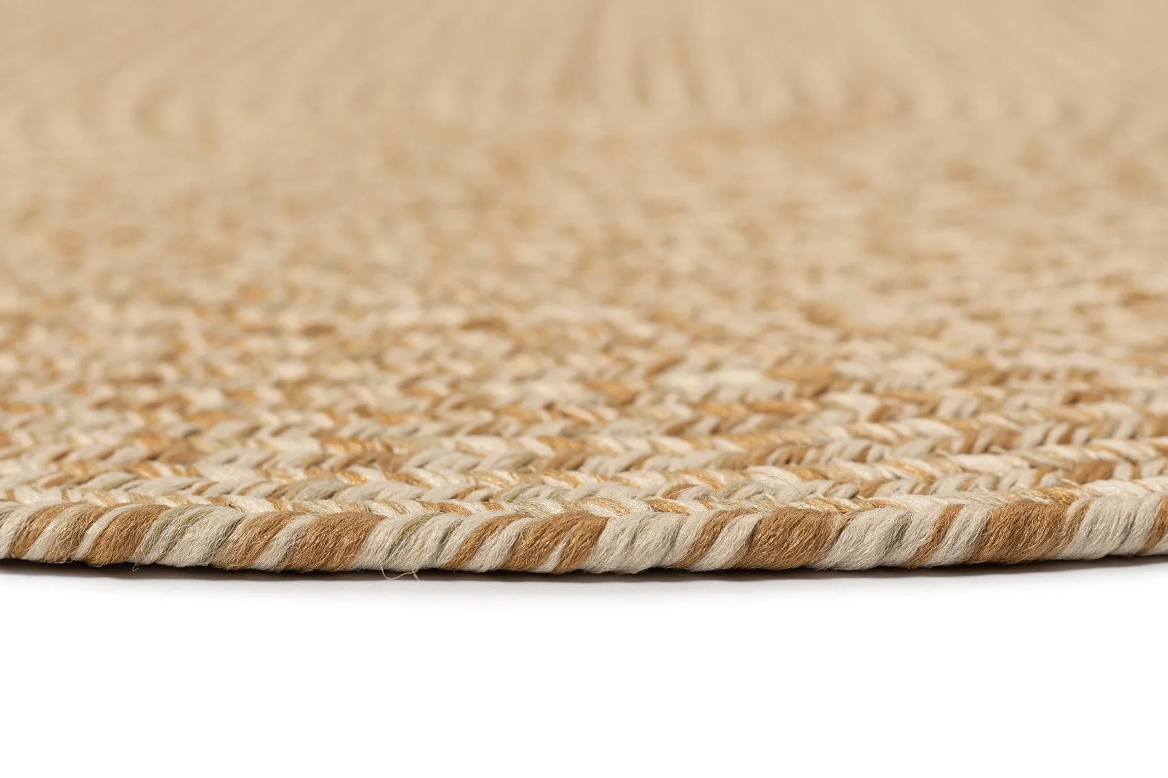 Cynthia Beige Modern Braided Indoor Outdoor Rug *NO RETURNS UNLESS FAULTY