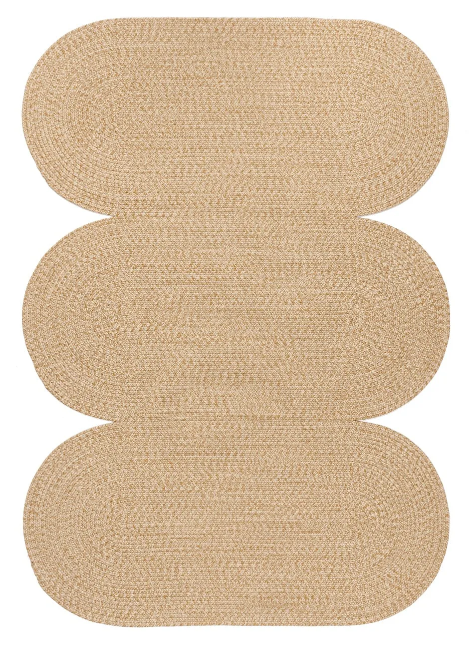 Cynthia Beige Modern Braided Indoor Outdoor Rug *NO RETURNS UNLESS FAULTYmodern color block patchwork rug