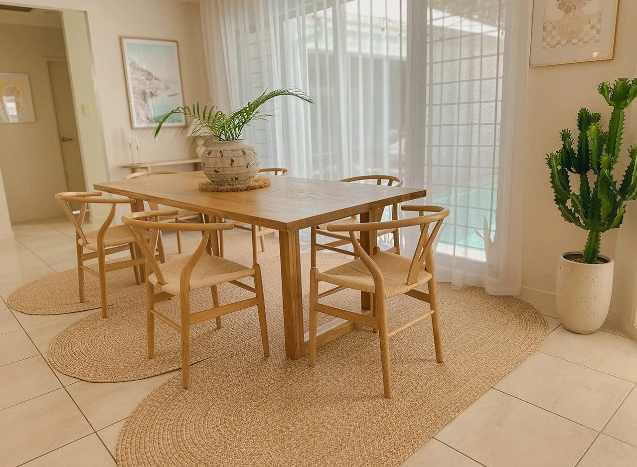 Cynthia Beige Modern Braided Indoor Outdoor Rug *NO RETURNS UNLESS FAULTY