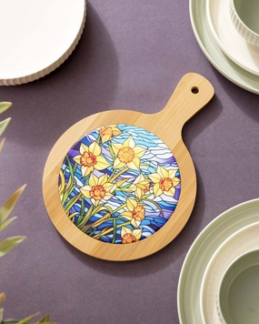 Daffodils Ceramic Trivetmodern kitchen decor ,kitchen dinner set ,dinnerware 