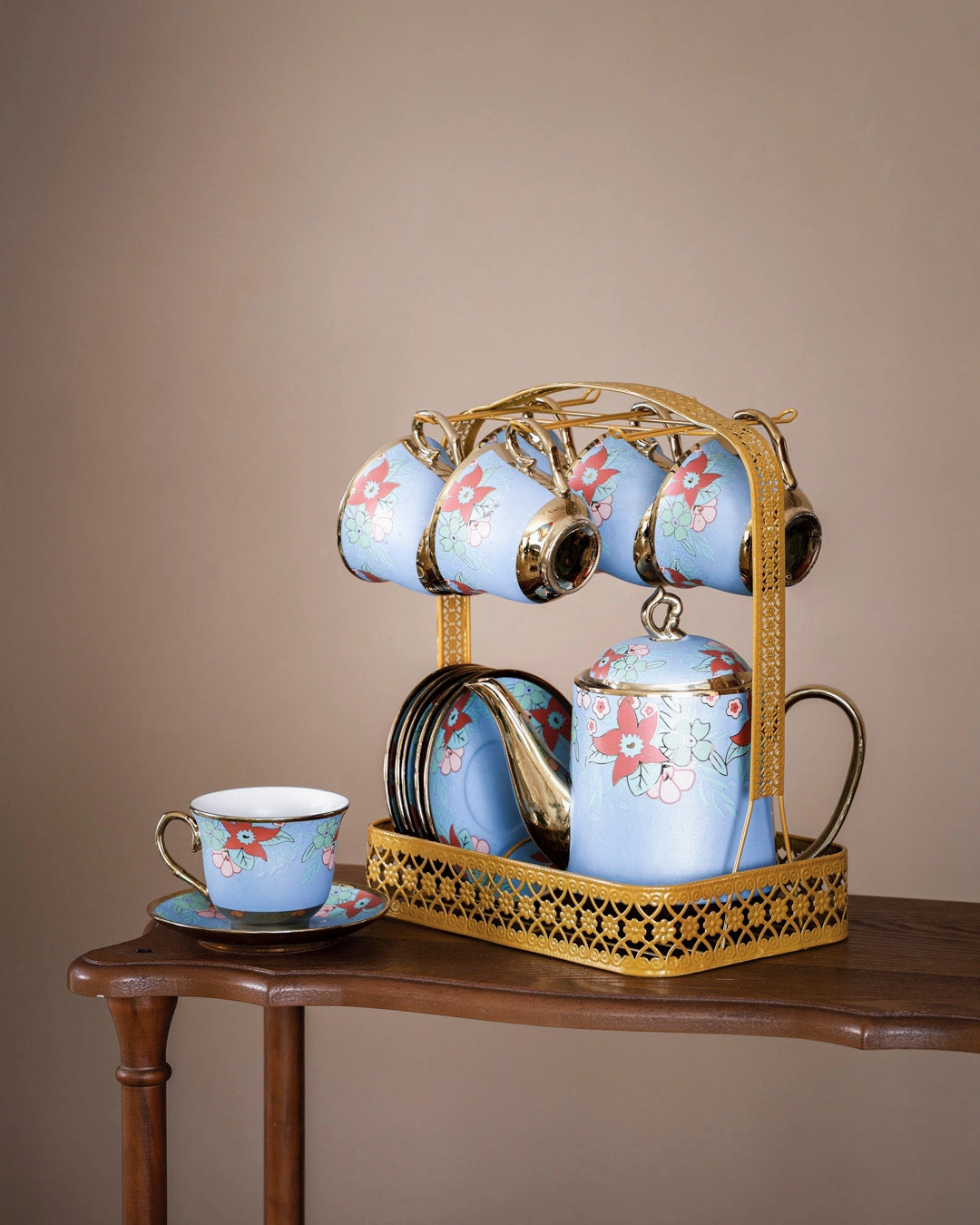 Dahlia - 14-Piece Tea Set with Stand
