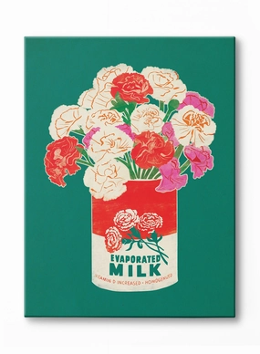 Dahlias and Dessert, Canvasindoor decorative canvas print