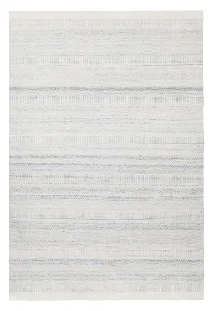 Daisy Cream and Blue Indoor Outdoor PET Rugmodern color block patchwork rug