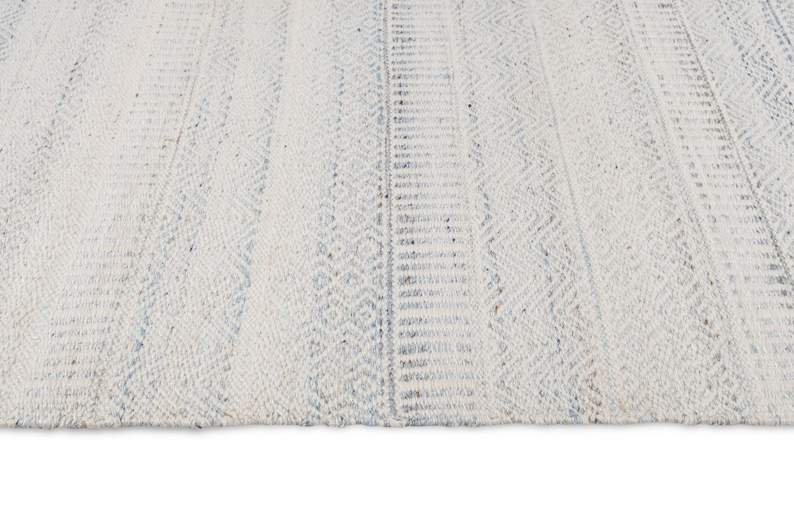 Daisy Cream and Blue Indoor Outdoor PET Runner Rug *NO RETURNS UNLESS FAULTY