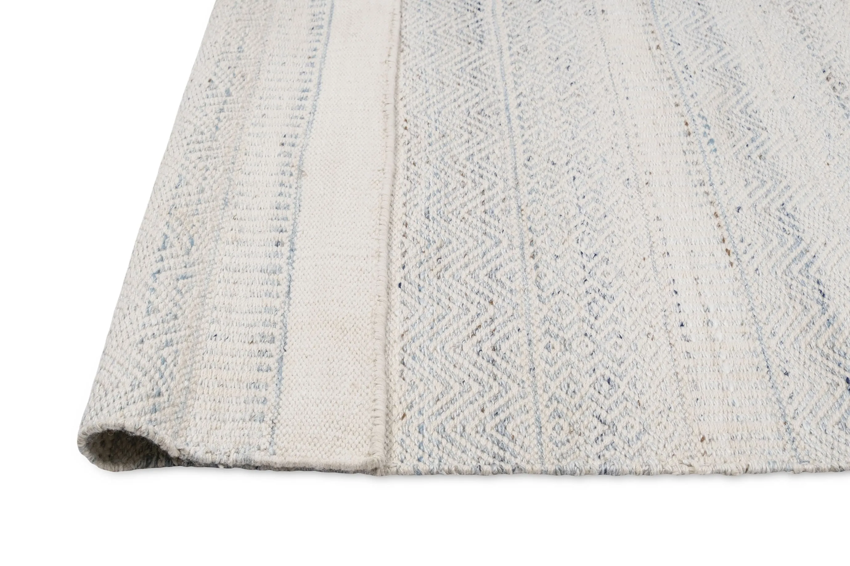 Daisy Cream and Blue Indoor Outdoor PET Runner Rug *NO RETURNS UNLESS FAULTY