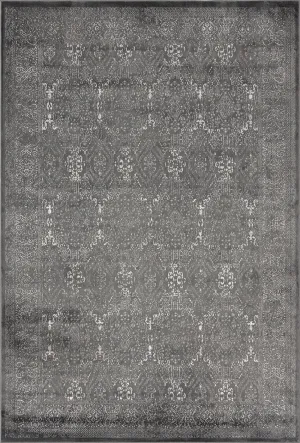 Dalma Charcoal Grey And Ivory Traditional Distressed Rugmodern color block patchwork rug
