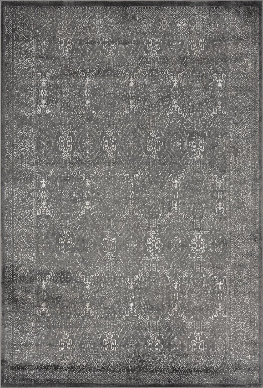 Dalma Charcoal Grey And Ivory Traditional Distressed Rugmodern color block patchwork rug