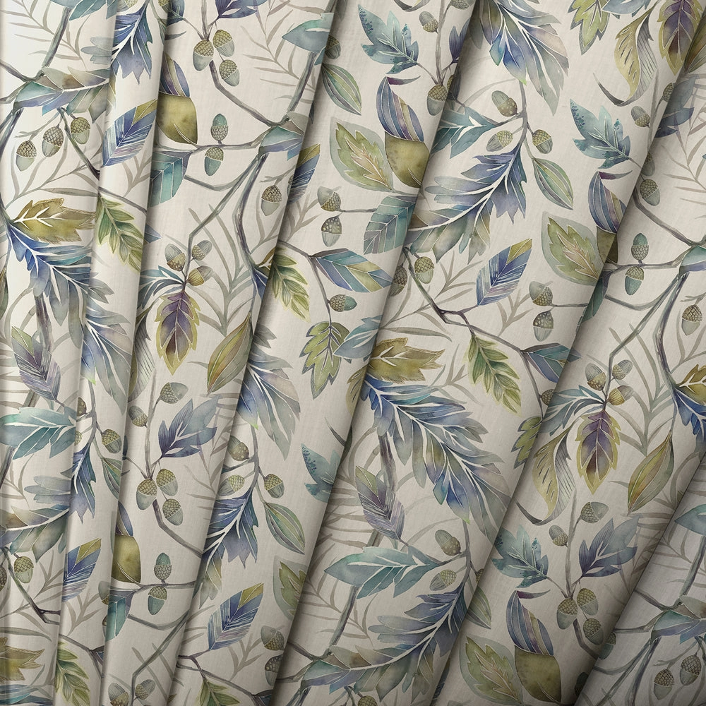 Danbury Printed Cotton Made to Measure Roman Blinds Skylark