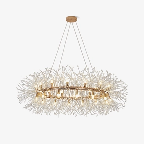 Dandelion Round Chandelierrustic chandelier,bedroom chandelier 