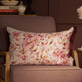 Daphne Printed Ruche Fringe Cushion Primrosebedding sets ,throw blankets 