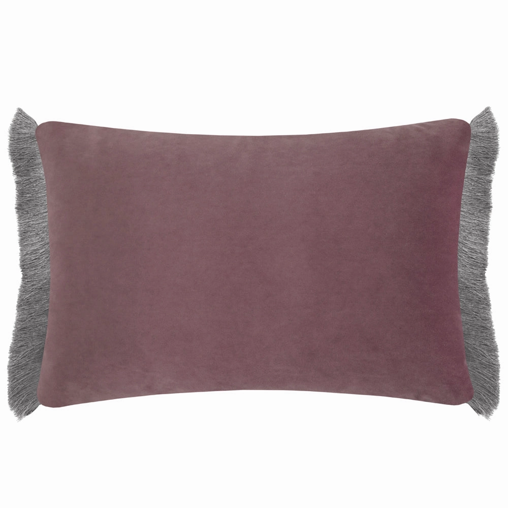Daphne Printed Ruche Fringe Cushion Primrose