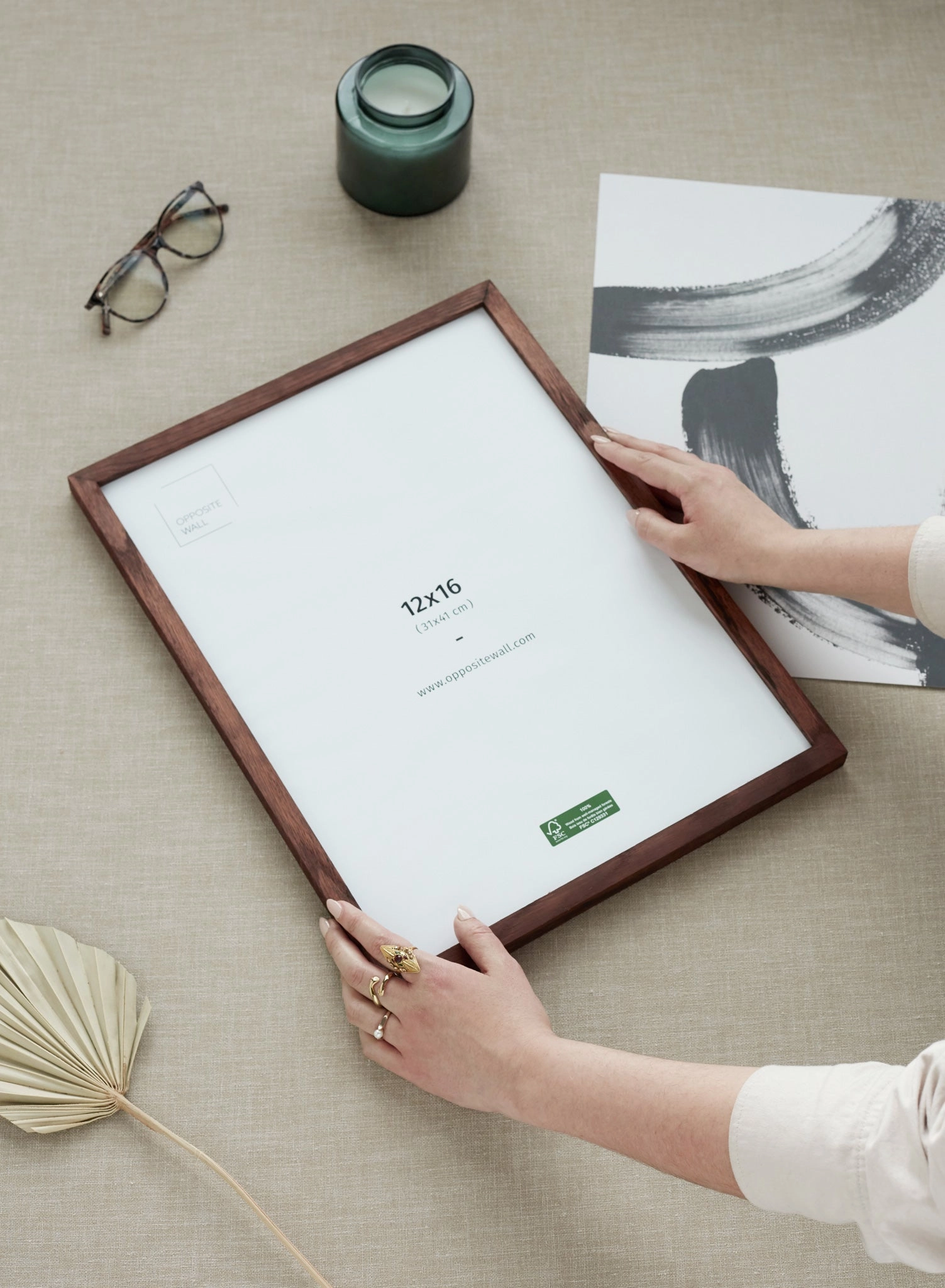 Dark Oak Frame, 20x24 in | 51x61 cm