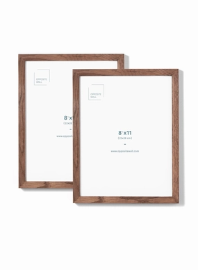 Dark Oak Frame (2 Pack), 8.5x11 in | 22x28 cmdecorative photo frame ,personalized photo frame 
