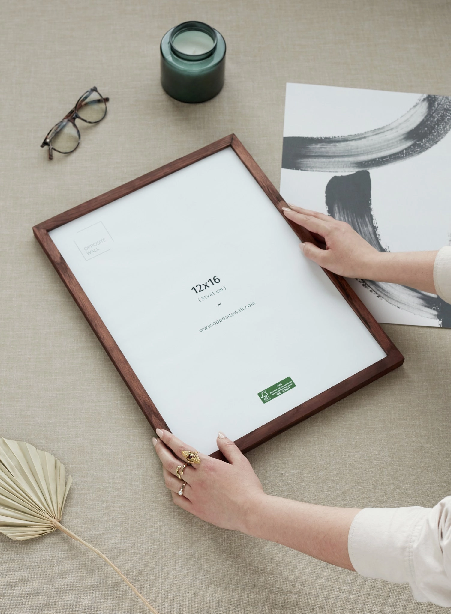 Dark Oak Frame (2 Pack), 8x10 in | 20x25 cm