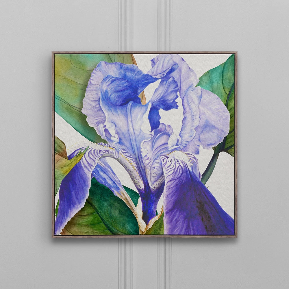 Darwen Framed Canvas Stone